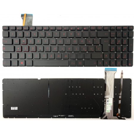 Tastiera italiana per Asus ROG GL752 GL752V GL752VL GL752VW GL752VWM RETROILLUMINATA