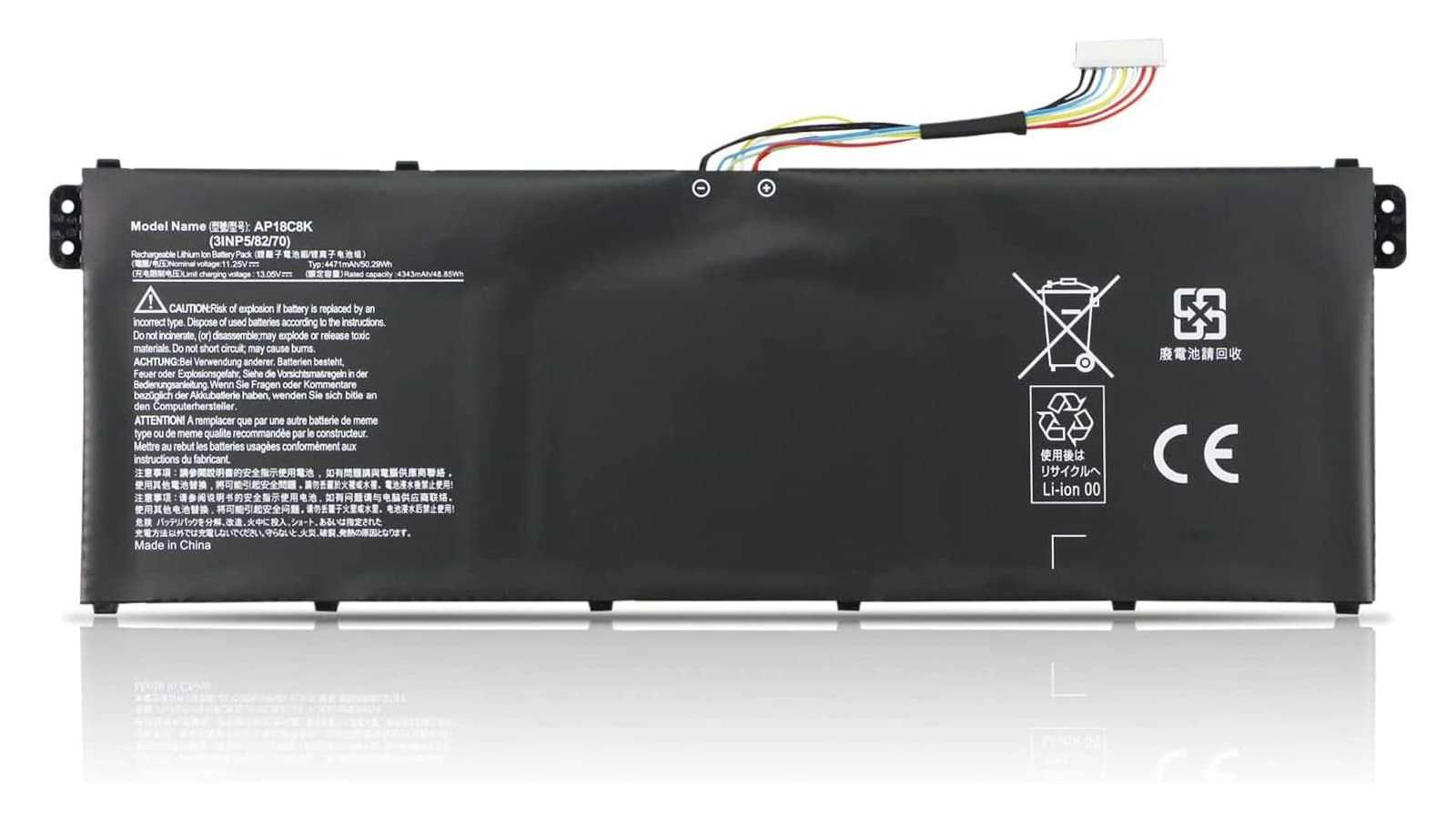 Batteria AP18C8K per Acer Aspire 5 A514-52 A514-52-58U3 A514-52K-36GL