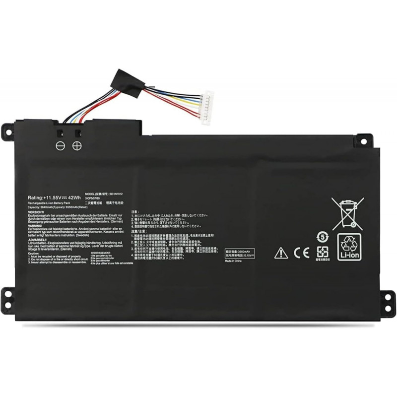 Batteria per ASUS B31N1912 3ICP5/57/80 0B200-03680000 11.55V