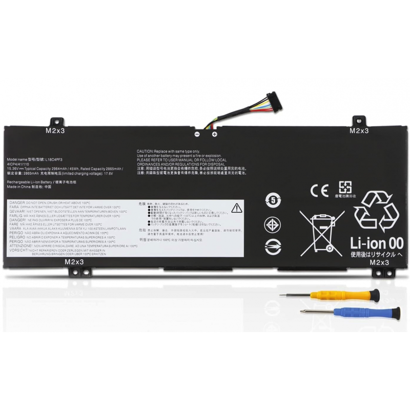 Batteria per Lenovo Ideapad Flex-14IML Flex-14IWL Flex-14API C340-14API C340-14IML C340-14IWL