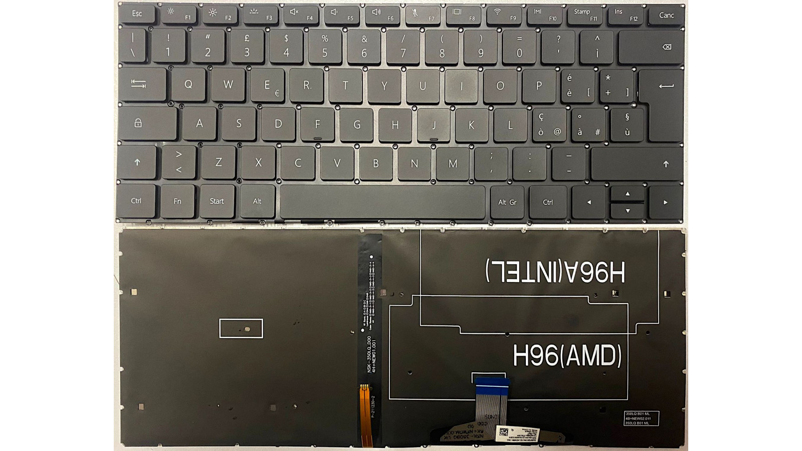 Tastiera Retroilluminata per HUAWEI MATEBOOK 13 VLR-W19 KPL-W19 VLT-W50 KPL-W00 HN-W19 NSK