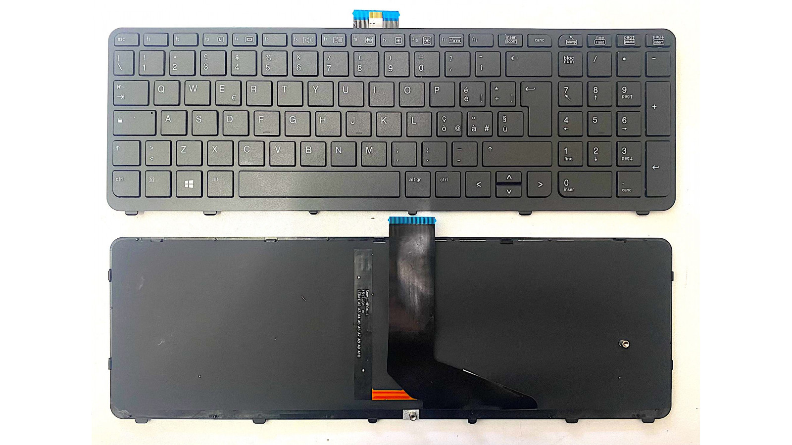 Tastiera Italiana per Hp ZBOOK 15 17 Retroilluminata 733688-061 745663-061