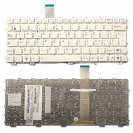 Tastiera Bianco compatibile con Asus ASUS Eee PC 1025 1025C serie