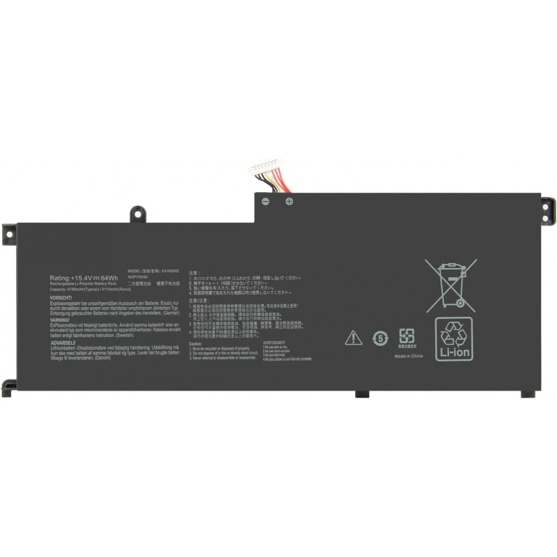 Batteria C41N2002 0B200-03770100 per ASUS ZenBook Pro 15 serie UX535L 15,4VnBook Duo UX481FA 15,4V 4550mAh Batteria C41N2002 0B200-03770100 per ASUS ZenBook Pro 15 serie UX535L 15,4VnBook Duo UX481FA 15,4V 4550mAh