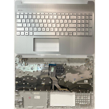 Tastiera italiana TOPCASE per HP 15-DY 15-EF 15S-EQ 15S-FQ Silver