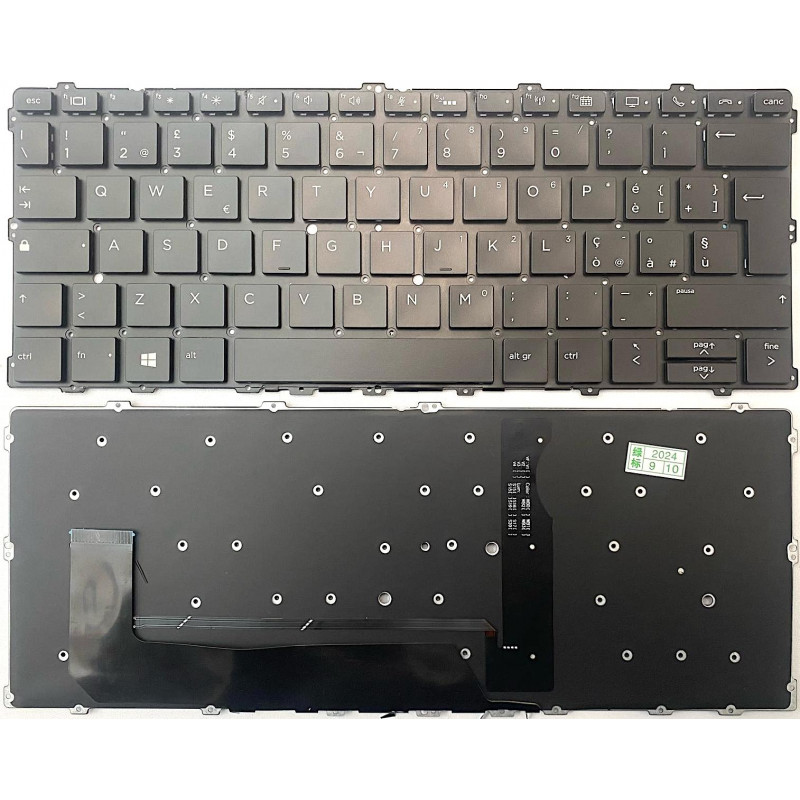 Tastiera italiana RETROILLUMINATA per HP EliteBook x360 1020 G2 1030 G2 1030 G3