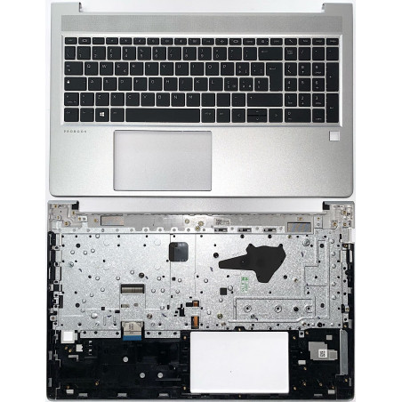 Tastiera italiana TOPCASE per HP ProBook 450 G8 RETROILLUMINATA Silver