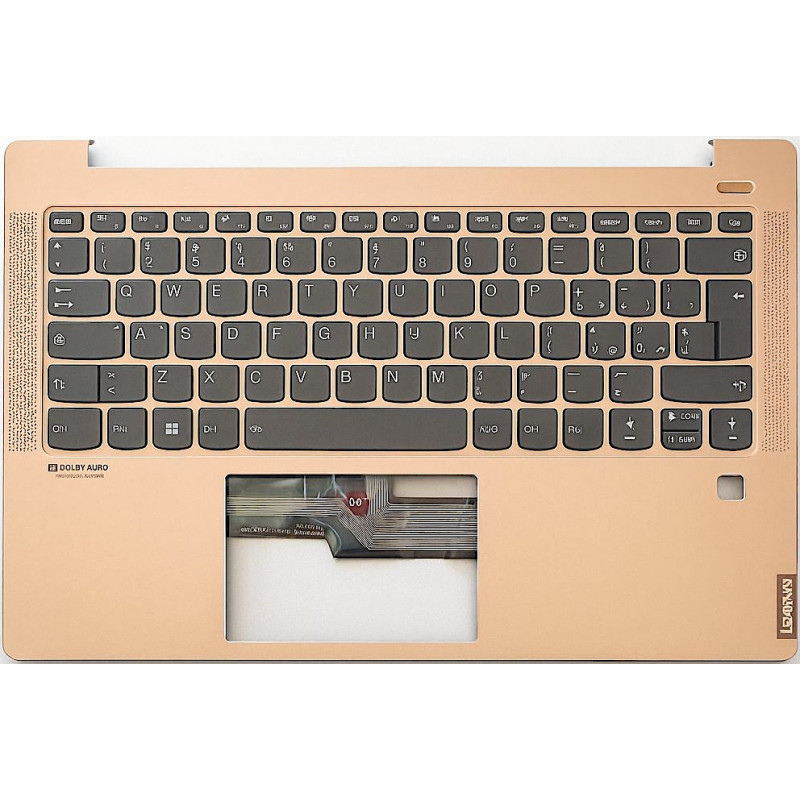 Tastiera italiana Topcase RETROILLUMINATA per LENOVO IDEAPAD YOGA S540-14IWL S540-14IML S540-14API ORO