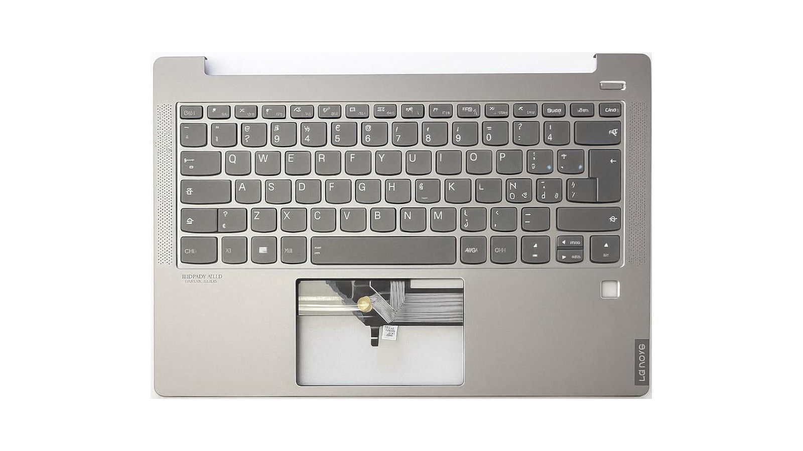 Tastiera italiana Topcase RETROILLUMINATA per LENOVO IDEAPAD YOGA S540-14IWL S540-14IML S540-14API Silver