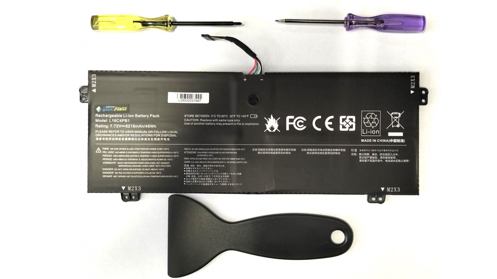 Batteria L16C4PB1 L16L4PB1 per Lenovo Yoga 720-13ikb 730-13ikb 6100 mAh