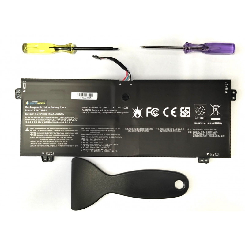Batteria L16C4PB1 L16L4PB1 per Lenovo Yoga 720-13ikb 730-13ikb 6100 mAh Batteria L16C4PB1 L16L4PB1 per Lenovo Yoga 720-13ikb 730-13ikb 6100 mAh