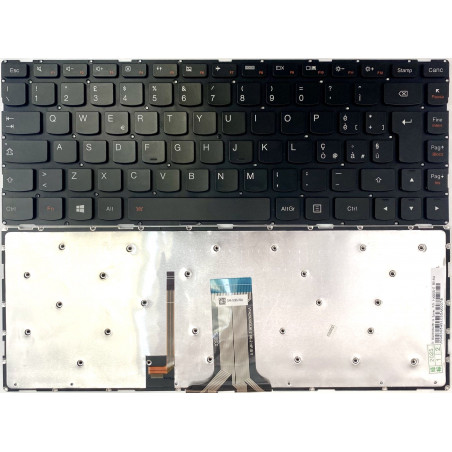 Tastiera italiana RETROILLUMINATA per Lenovo 300-14IBR 300-14ISK,500-14AC 500-14ISK, B40-30