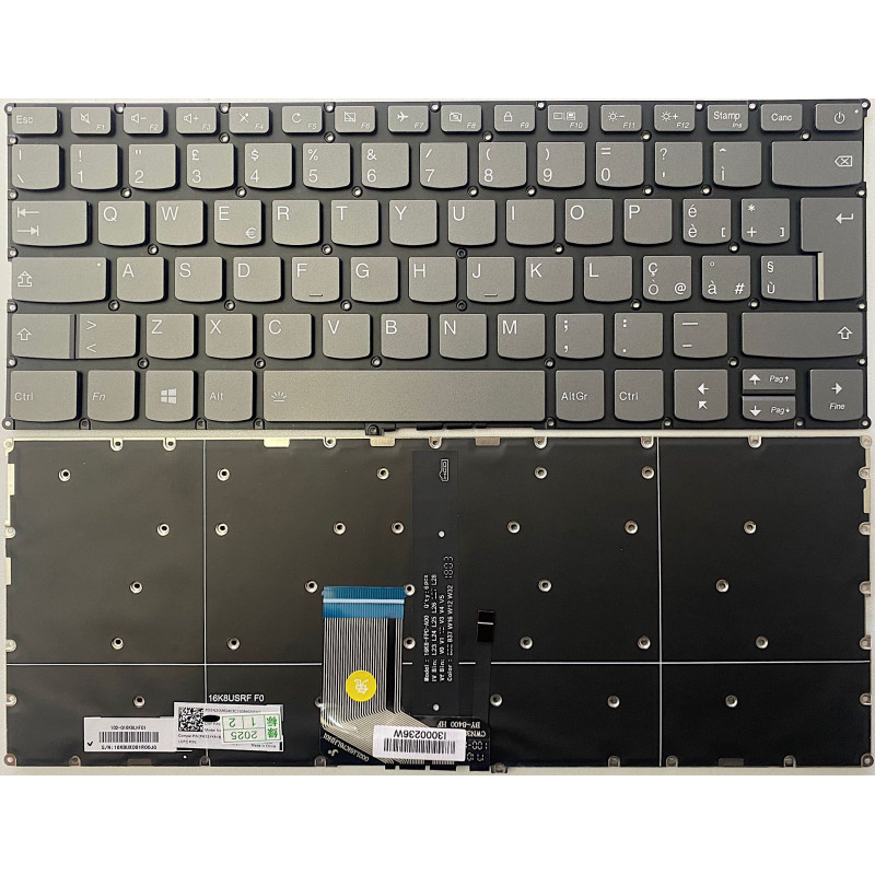 Tastiera italiana RETROILLUMINATA per Lenovo IdeaPad 320S-13IKB 720s-14ikb 720s-14isk