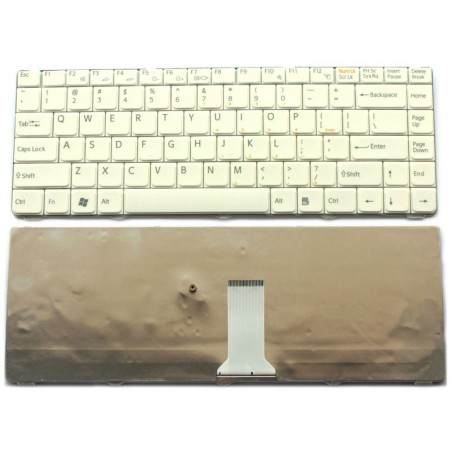 Tastiera compatibile con Sony Vaio VGN-NS VGN-NS38E VGN-NS38M VGN-NS21M VGN-NS31ER VGN-NS31M VGN-NS11L bianca