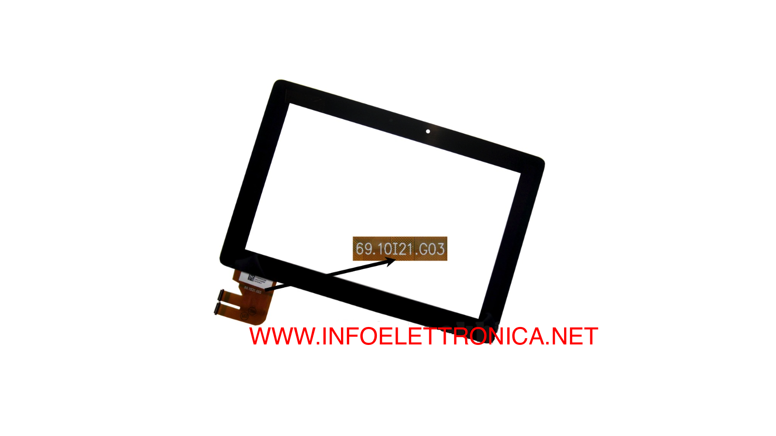 Touch screen Asus Transformer Pad TF300 TF300T TF300TG Versione 69.10I21.G03