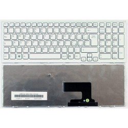 Tastiera italiana bianca per Sony Vaio PCG-71911M serie 148971441 completa di frame