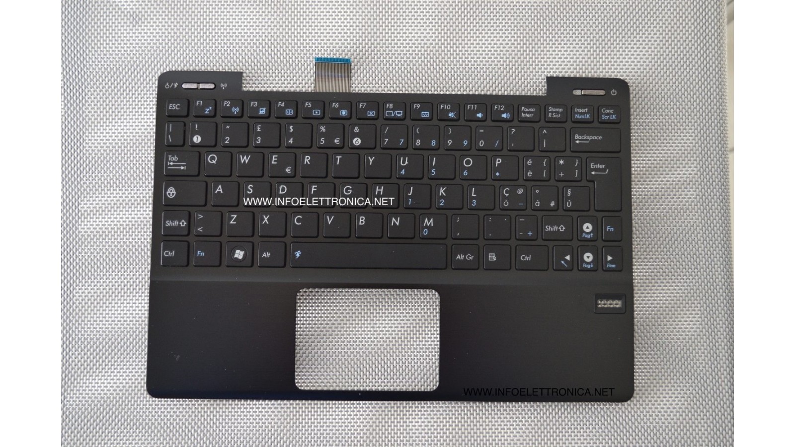 Tastiera completa compatibile con Asus di Cover nera ASUS EEE PC 1018P 1018PB