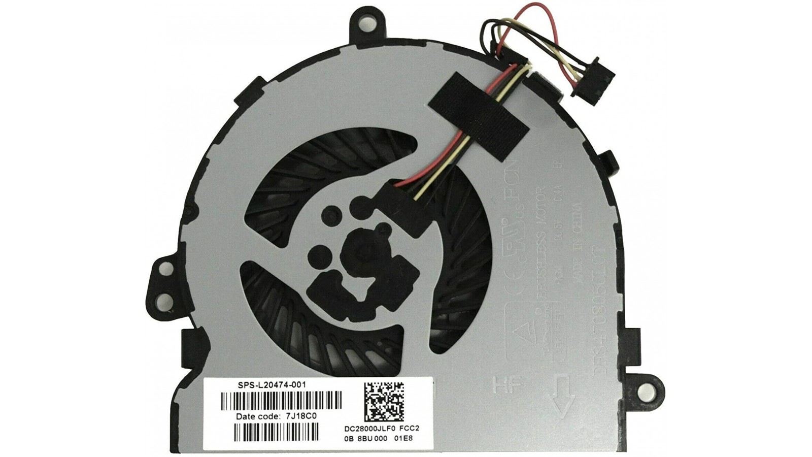 Ventola Fan per HP 15-DA 15-DB L20474-001 DC28000JLF0