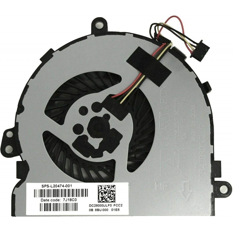 Ventola Fan per HP 15-DA 15-DB L20474-001 DC28000JLF0