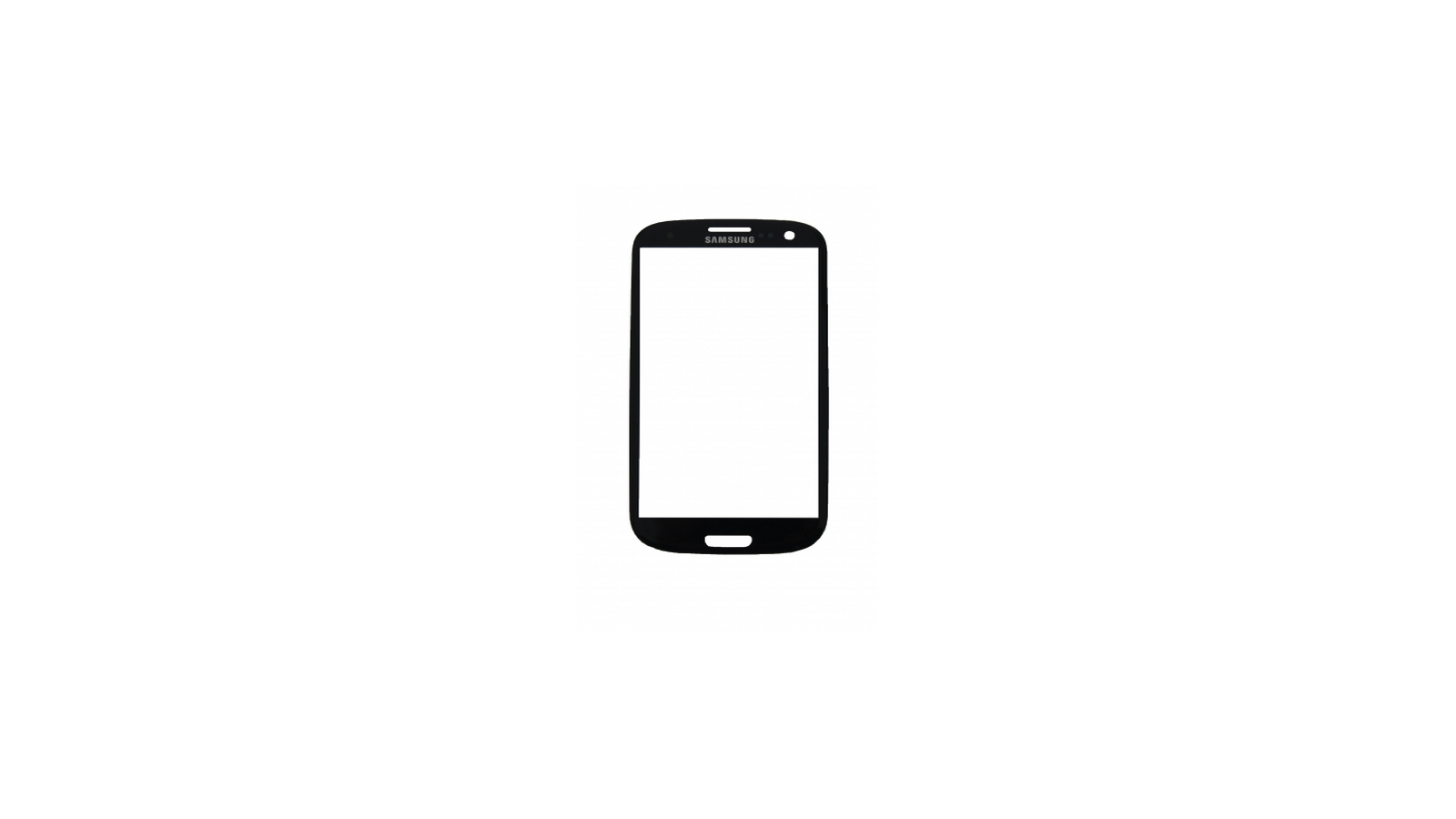 Vetro per touch screen Samsung Galaxy S3 i9300 nero