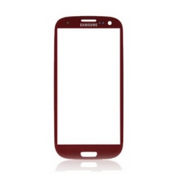 Vetro per touch screen Samsung Galaxy S3 i9300 rosso