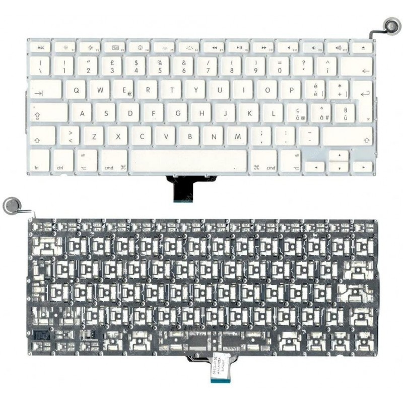 Tastiera Bianca italiana compatibile con Apple Macbook Unibody A1342 2009 2010 Tastiera Bianca italiana compatibile con Apple Macbook Unibody A1342 2009 2010