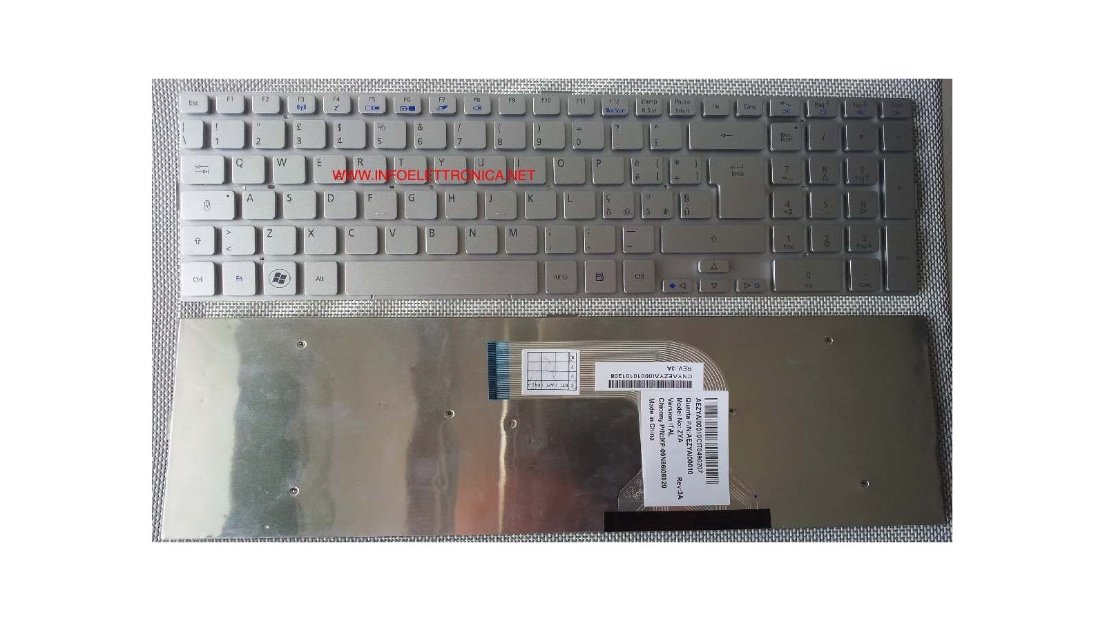 Tastiera italiana compatibile con Acer Aspire 5943 5943G 8943 8943G 8950 8950G SERIE