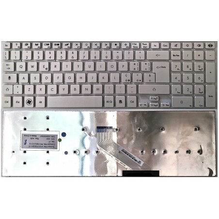 Tastiera italiana compatibile con Packard Bell EasyNote LS11HR TS11HR TS44 LS11 LS13 LS44 Bianca