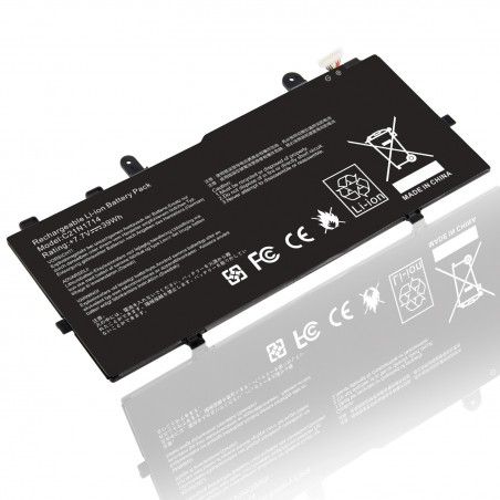 Batteria compatibile con Asus C21N1714 VivoBook FLIP TP401 TP401CA TP401N TP401NA 7,7V 39Wh