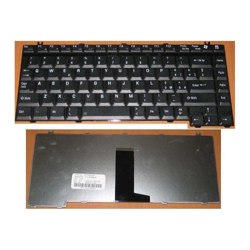 tastiera compatibile con Toshiba Tecra A1 A2 A3 A4 A5 A6 A7 M1 M2 M3 M4 S2 S3 NSK-T900E