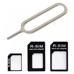 Kit adattatore micro nano sim per Apple Iphone