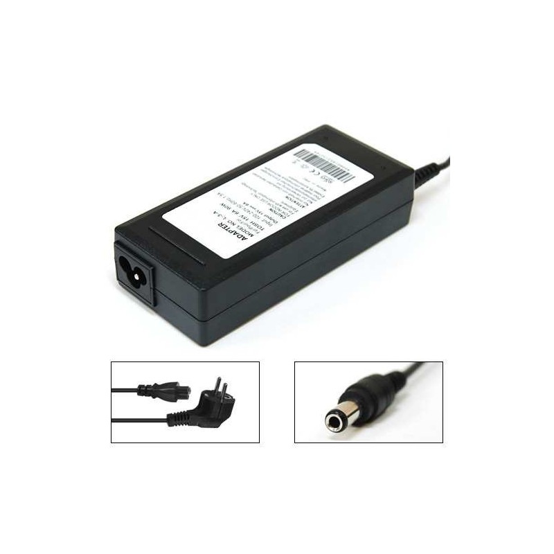 Alimentatore caricabatteria 15V - 90W- 6 Ampere per Toshiba Satellite A10 A50 A80 A100 A105 A200