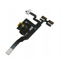 Flat cavo audio jack cuffie muto Apple iPhone 4S nero