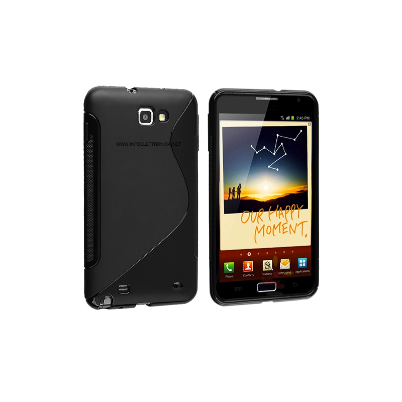 Cover custodia protezione silicone Samsung Galaxy Note i9220 N7000