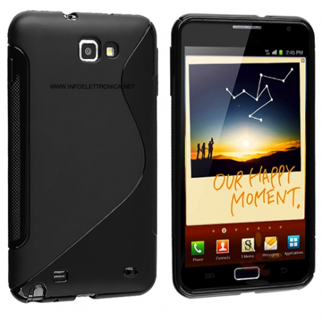 Cover custodia protezione silicone Samsung Galaxy Note i9220 N7000