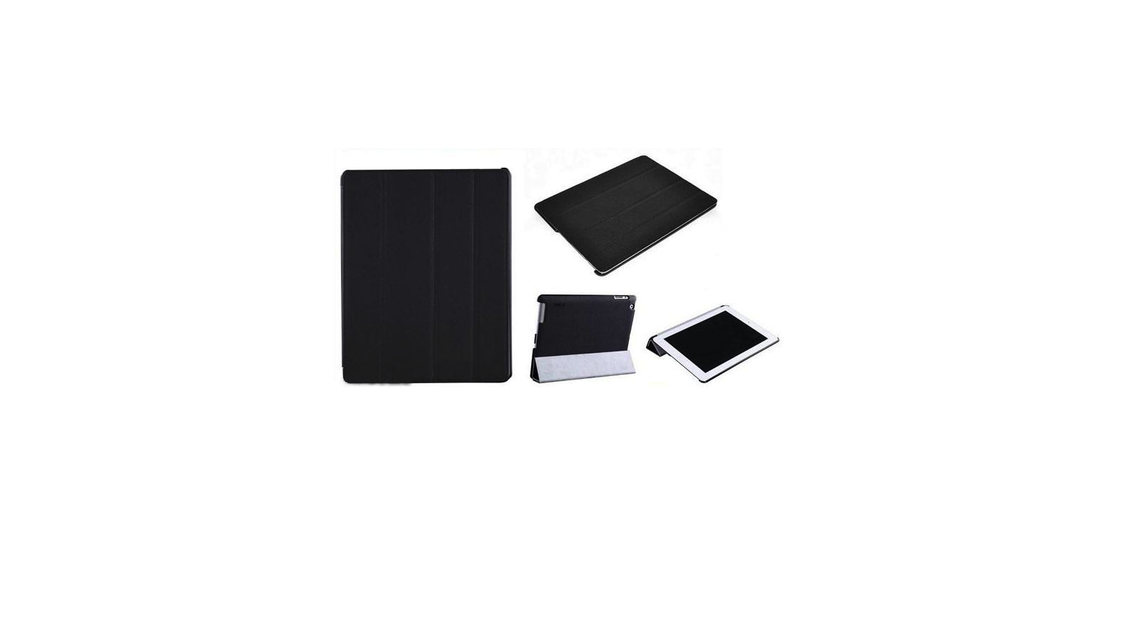 Smart Cover integrale per iPad 2 - iPad 3 magnetica pieghevole nera