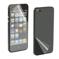 Pellicola protettiva fronte e retro per Apple iPhone 5 + panno
