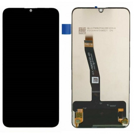 Display Lcd Touch e FRAME per HUAWEI P SMART 2019 POT-LX1 POT-LX2 nero