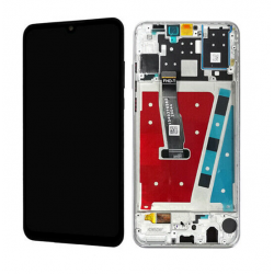 Display Lcd Touch e FRAME per HUAWEI P30 LITE BIANCO MAR-LX1M LX2J MAR-LX1A