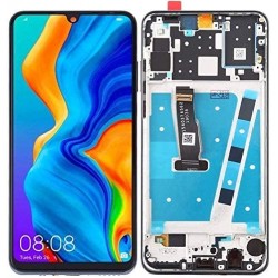 Display Lcd Touch e FRAME per HUAWEI P30 LITE BLUE MAR-LX1M LX2J MAR-LX1A