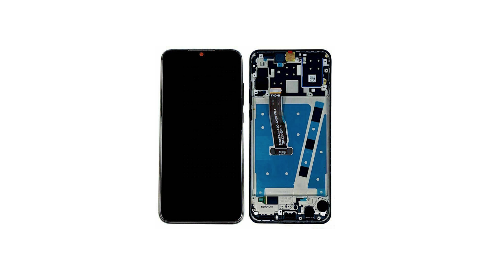 Display Lcd Touch e FRAME per HUAWEI P30 LITE NERO MAR-LX1M LX2J MAR-LX1A