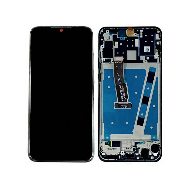 Display Lcd Touch e FRAME per HUAWEI P30 LITE NERO MAR-LX1M LX2J MAR-LX1A