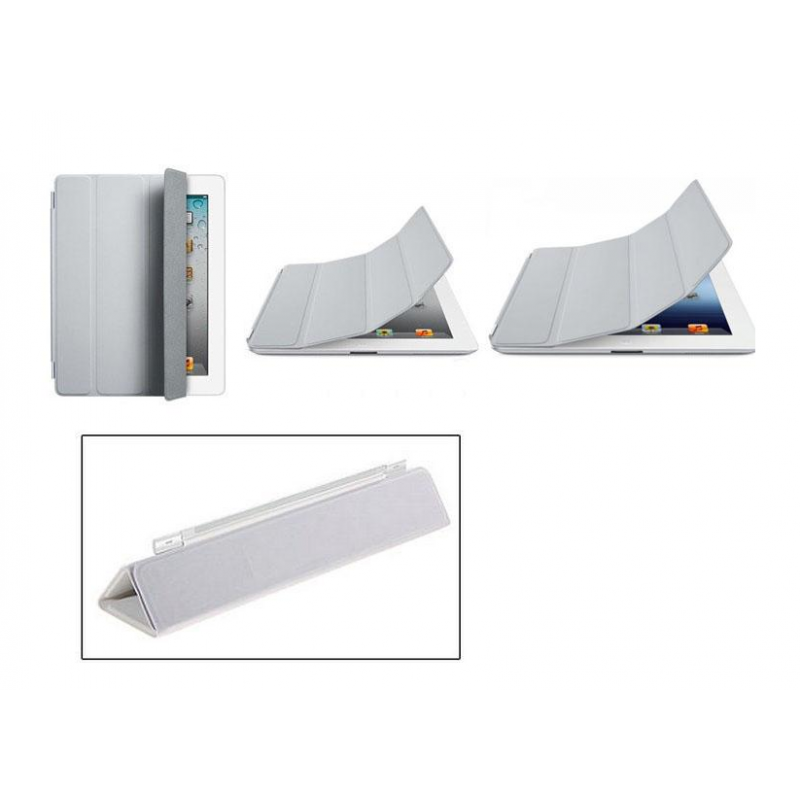 Smart Cover iPad 2 - iPad 3 magnetica pieghevole grigia