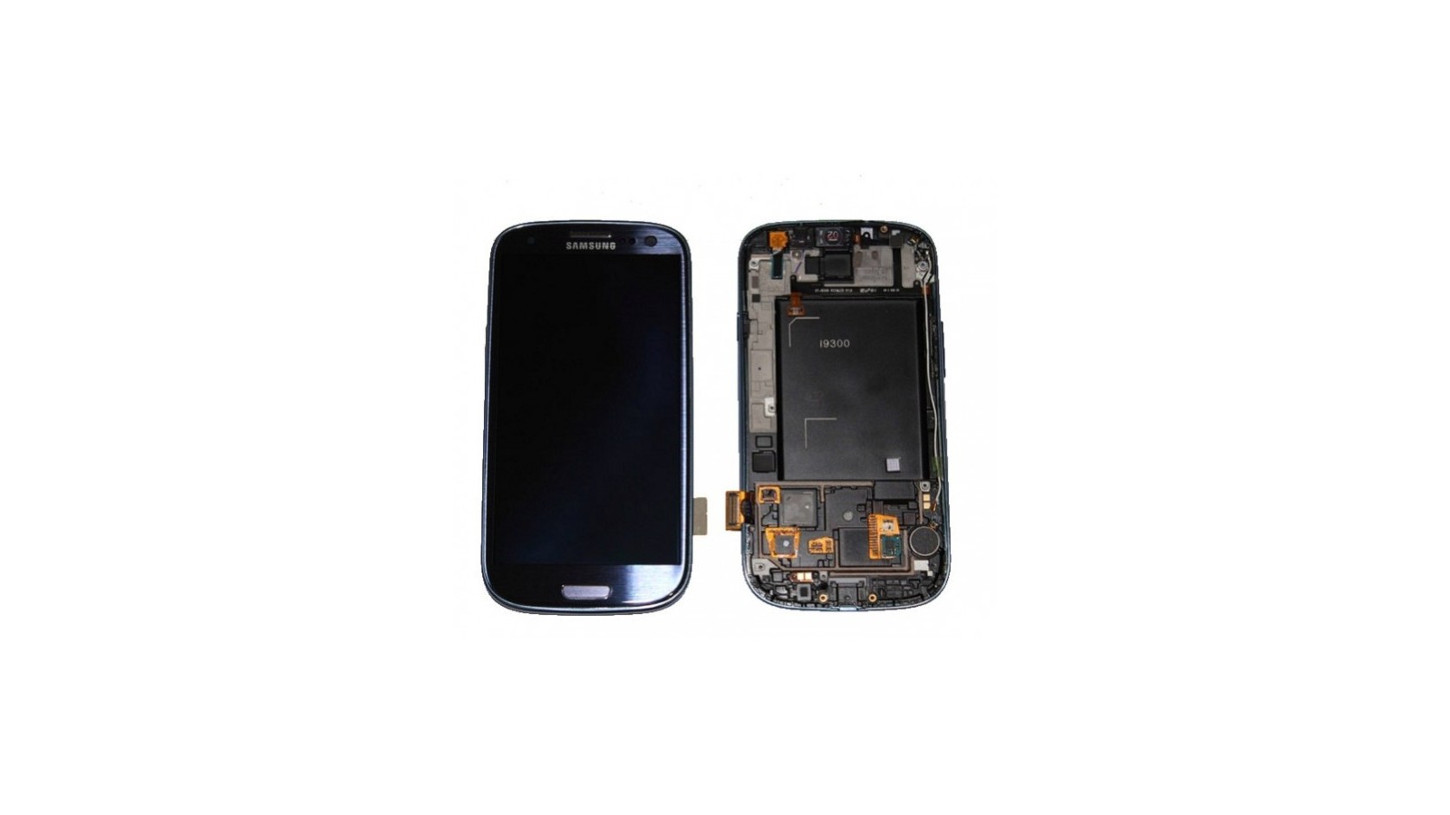 Display Lcd Hd completo di Touch screen e vetro Samsung Galaxy S3 i9300 nero
