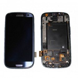 Display Lcd Hd completo di Touch screen e vetro Samsung Galaxy S3 i9300 nero