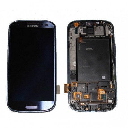 Display Lcd Hd completo di Touch screen e vetro Samsung Galaxy S3 i9300 nero