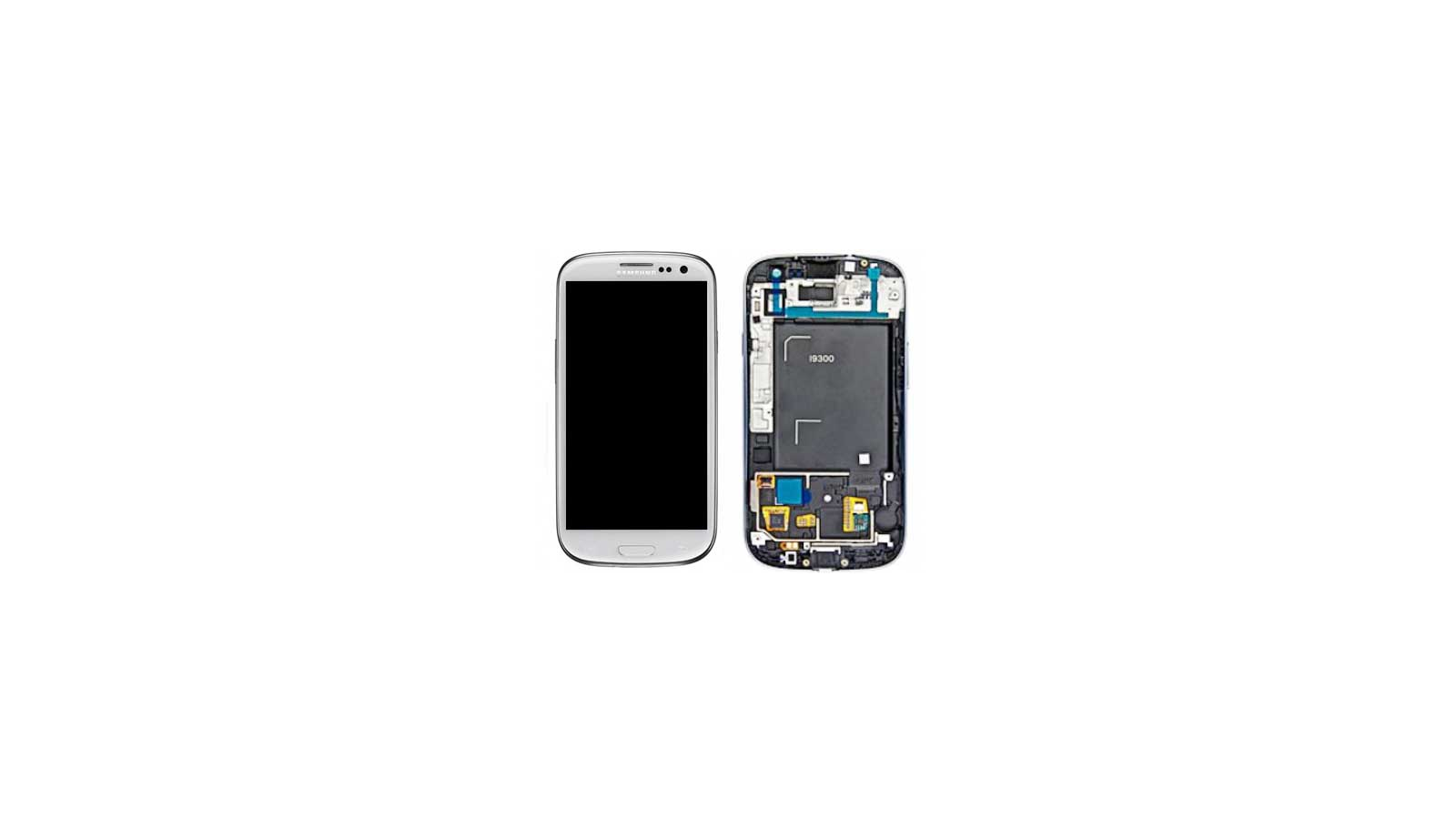 Display Lcd Hd completo di Touch screen e vetro Samsung Galaxy S3 i9300 Bianco