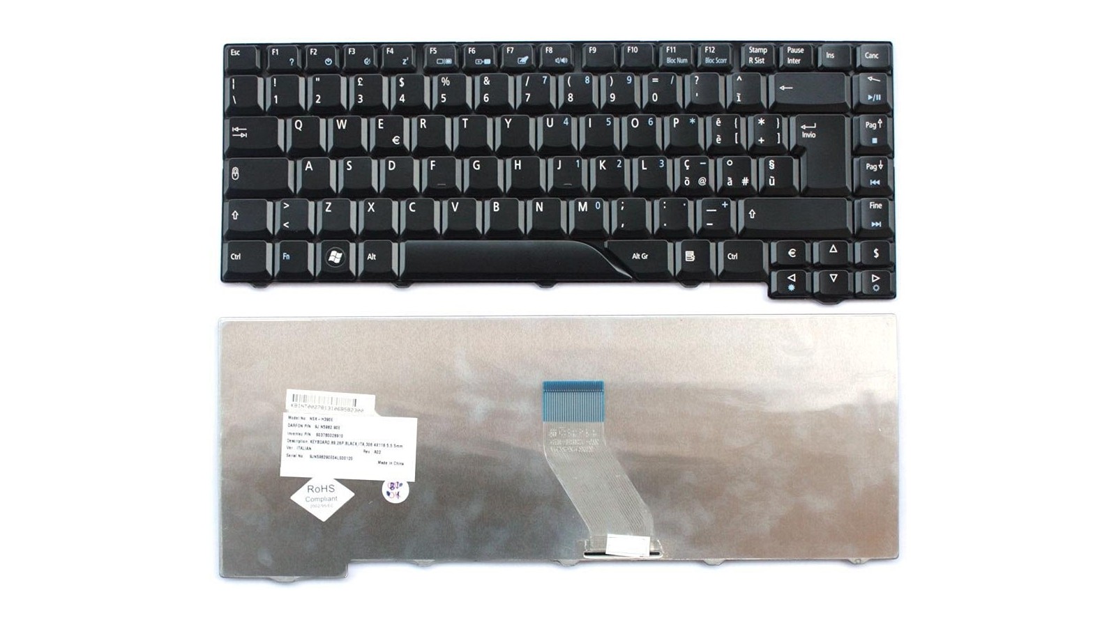 Tastiera italiana compatibile con Acer Aspire 1520 1521 1522 1523 1524