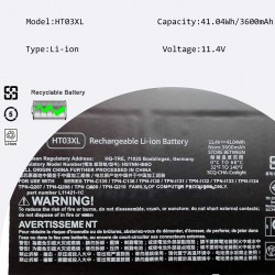 Batteria 3600 mAh compatibile con Hp HT03XL HSTNN-IB8OL HSTNN-DB8SL HSTNN-DB8R HSTNN-UB7J HSTNN-LB8L