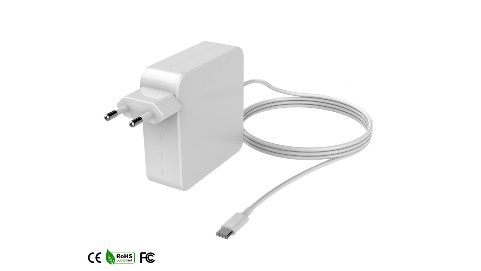 Alimentatore per Apple MacBook Pro 61W Type C compatibile A1534 A1706 A1707 A1708